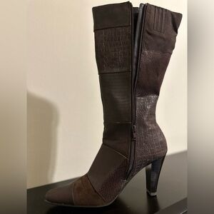 Rialto’s elegant brown knee high boots, size 8.5 Medium
